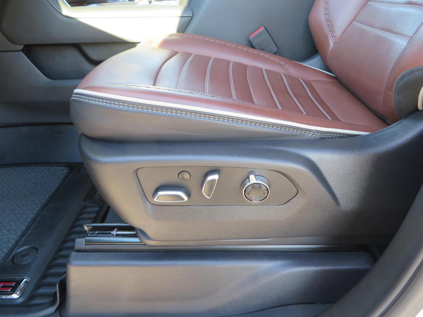 2024 White /Brown GMC Sierra 3500HD Crew Cab 4WD (1GT49YEYXRF) with an 6.6L V8 OHV 16V TURBO DIESEL engine, 10 Speed Automatic transmission, located at 2630 Grass Valley Highway, Auburn, CA, 95603, (530) 508-5100, 38.937893, -121.095482 - Must see Tow rig! - Photo#32