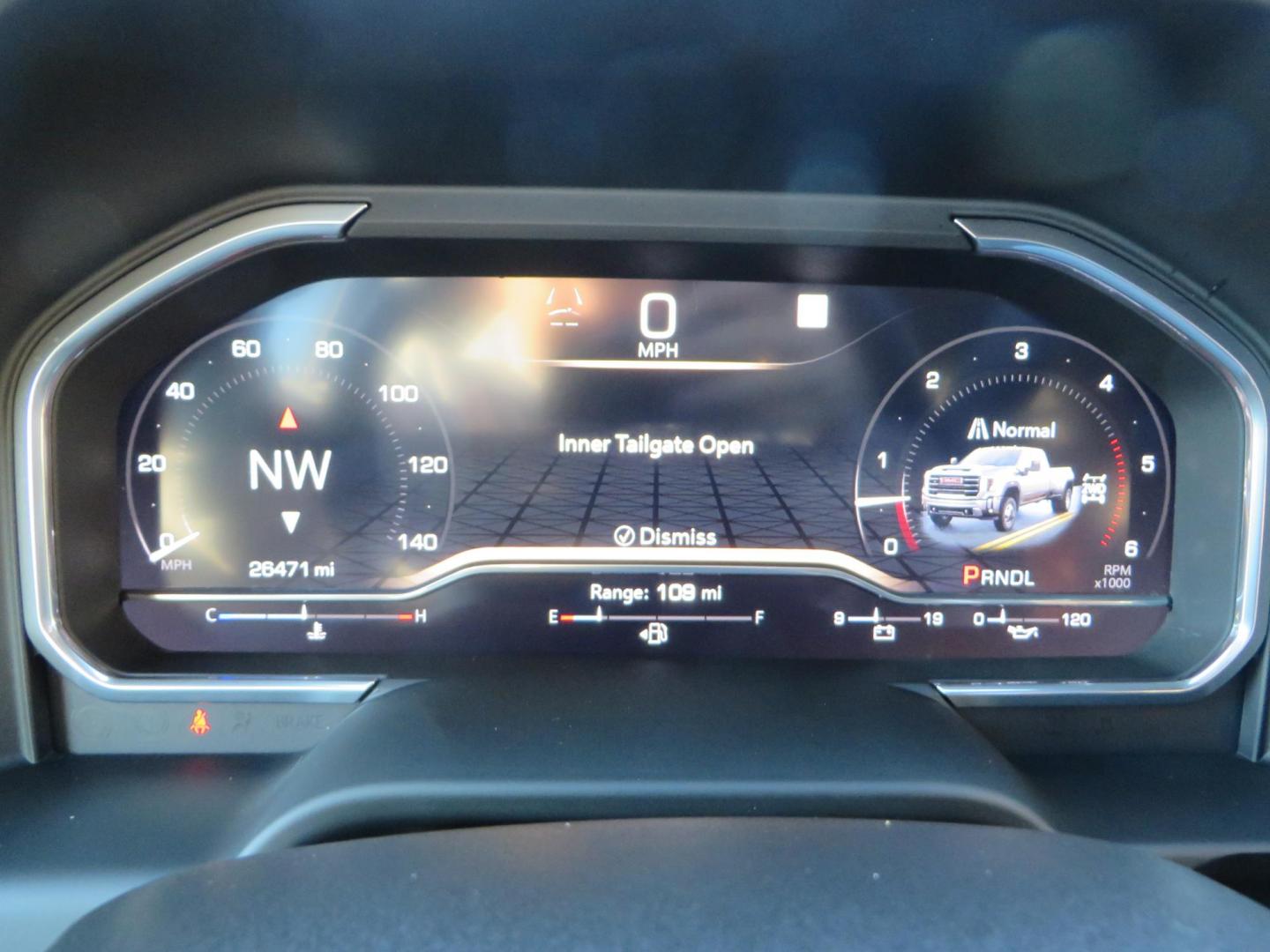 2024 White /Brown GMC Sierra 3500HD Crew Cab 4WD (1GT49YEYXRF) with an 6.6L V8 OHV 16V TURBO DIESEL engine, 10 Speed Automatic transmission, located at 2630 Grass Valley Highway, Auburn, CA, 95603, (530) 508-5100, 38.937893, -121.095482 - Must see Tow rig! - Photo#47