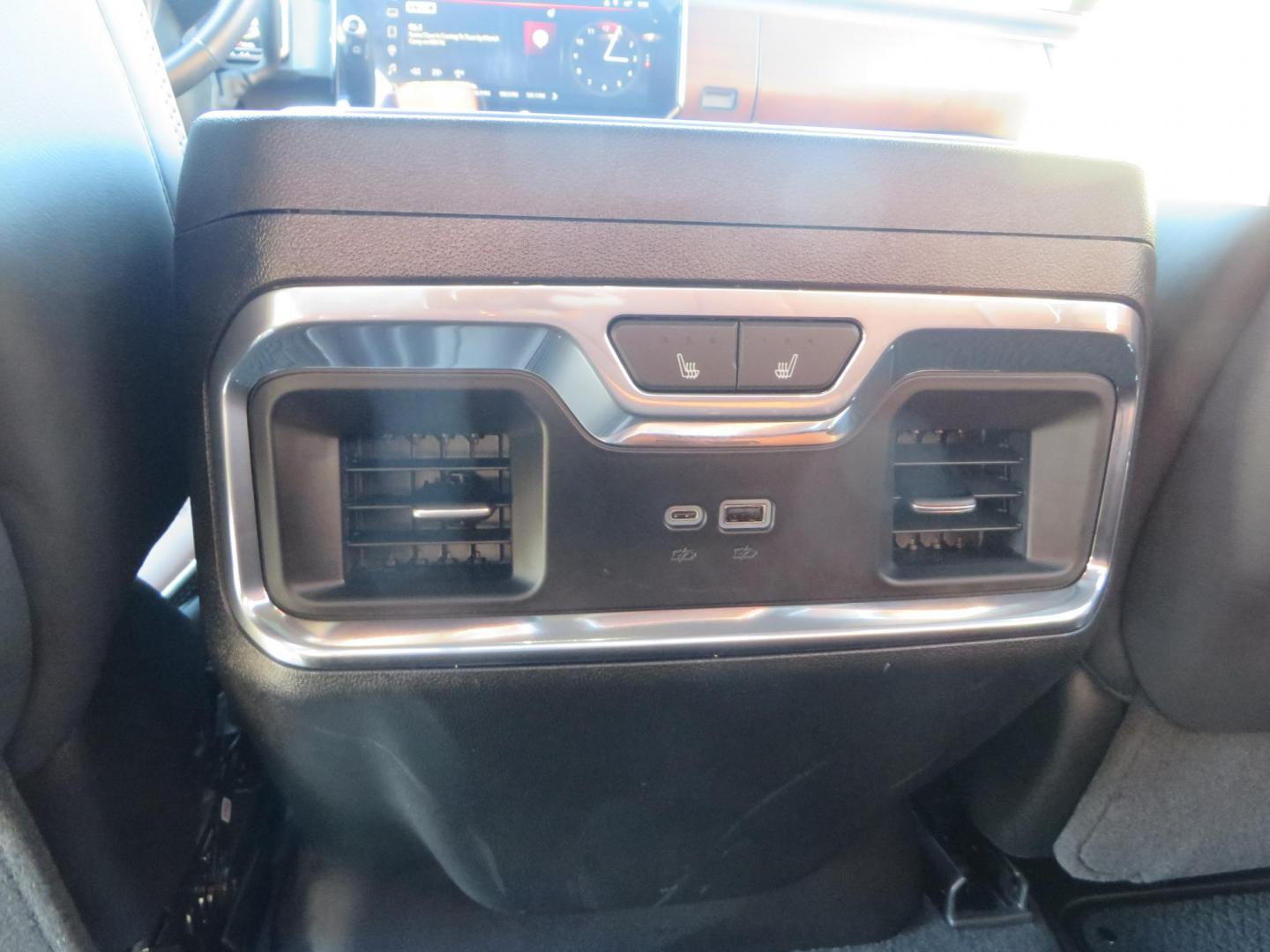 2024 White /Brown GMC Sierra 3500HD Crew Cab 4WD (1GT49YEYXRF) with an 6.6L V8 OHV 16V TURBO DIESEL engine, 10 Speed Automatic transmission, located at 2630 Grass Valley Highway, Auburn, CA, 95603, (530) 508-5100, 38.937893, -121.095482 - Must see Tow rig! - Photo#56