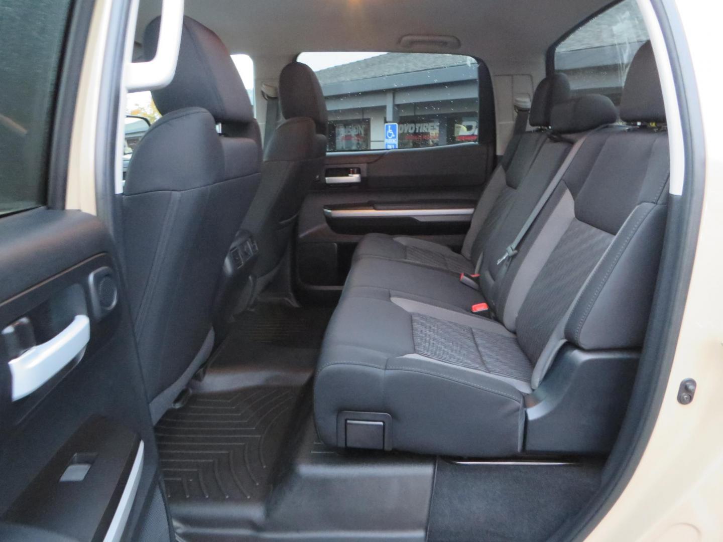 2017 Tan /Charcoal Toyota Tundra SR5 5.7L V8 CrewMax 4WD (5TFDY5F17HX) with an 5.7L V8 DOHC 32V engine, 6A transmission, located at 2630 Grass Valley Highway, Auburn, CA, 95603, (530) 508-5100, 38.937893, -121.095482 - Features- BDS 7" suspension system, Fox remote reservoir coilovers, Fox 2.0 rear shocks, 37" Toyo RT Trail, 20" Sota SSD wheels, AMP power steps, Weathertech floor liners, Weathertech impact liner. - Photo#41