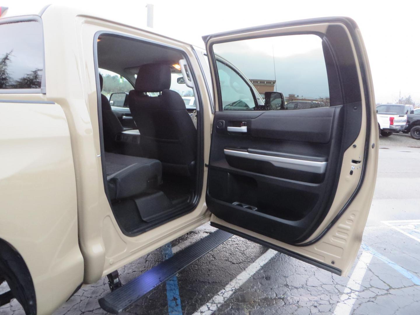 2017 Tan /Charcoal Toyota Tundra SR5 5.7L V8 CrewMax 4WD (5TFDY5F17HX) with an 5.7L V8 DOHC 32V engine, 6A transmission, located at 2630 Grass Valley Highway, Auburn, CA, 95603, (530) 508-5100, 38.937893, -121.095482 - Features- BDS 7" suspension system, Fox remote reservoir coilovers, Fox 2.0 rear shocks, 37" Toyo RT Trail, 20" Sota SSD wheels, AMP power steps, Weathertech floor liners, Weathertech impact liner. - Photo#53