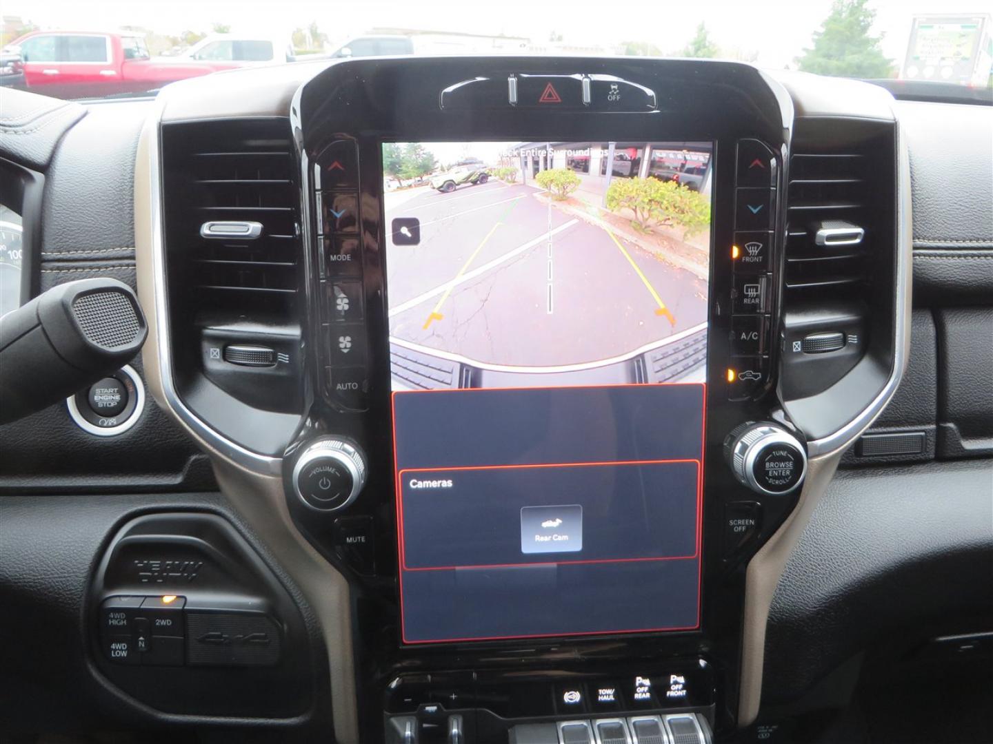 2024 White /BLACK RAM 2500 Laramie Crew Cab SWB 4WD (3C6UR5FLXRG) with an 6.7L L6 OHV 24V TURBO DIESEL engine, 6A transmission, located at 2630 Grass Valley Highway, Auburn, CA, 95603, (530) 508-5100, 38.937893, -121.095482 - Must see 6 passenger Ram sitting on a BDS leveling kit, Fox 2.0 shocks, 18" Method MR315 wheels, and 35" Nitto Ridge Grappler tires. - Photo#26