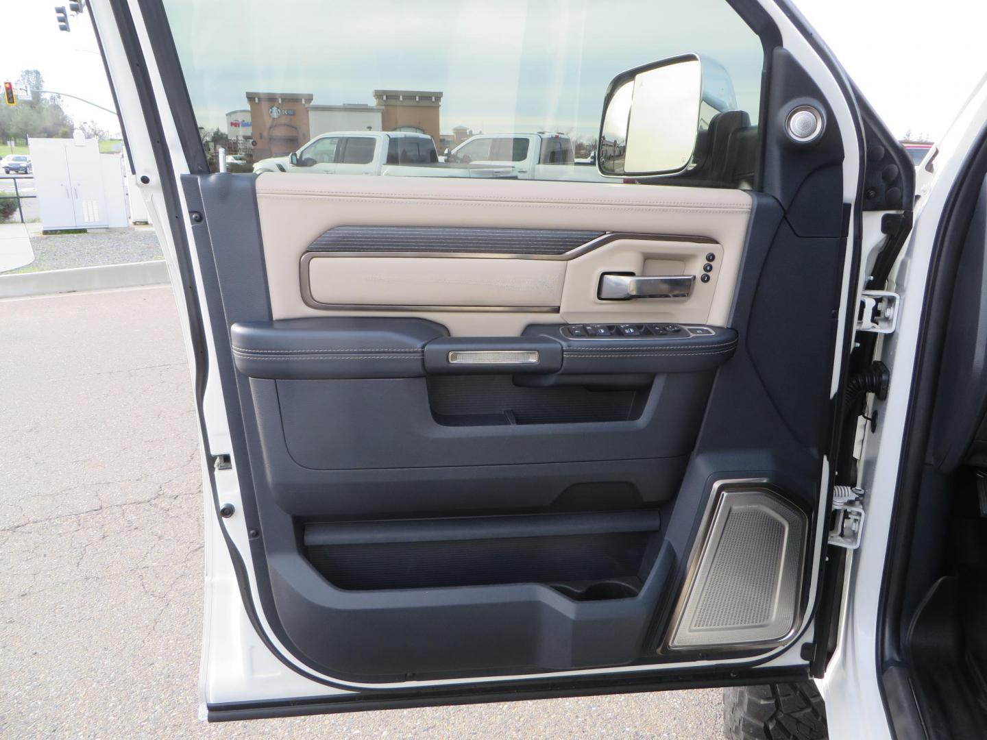 2022 White RAM 3500 Limited Crew Cab SWB 4WD (3C63R3SLXNG) with an 6.7L L6 OHV 24V TURBO DIESEL engine, 6A transmission, located at 2630 Grass Valley Highway, Auburn, CA, 95603, (530) 508-5100, 38.937893, -121.095482 - Features a BDS level kit, Fox 2.0 shocks, 20'' Fuel Hammer wheels, 35'' Nitto Ridge Grappler tires, Banks rear differential cover, S&B 52 gallon fuel tank, and window tint. - Photo#22