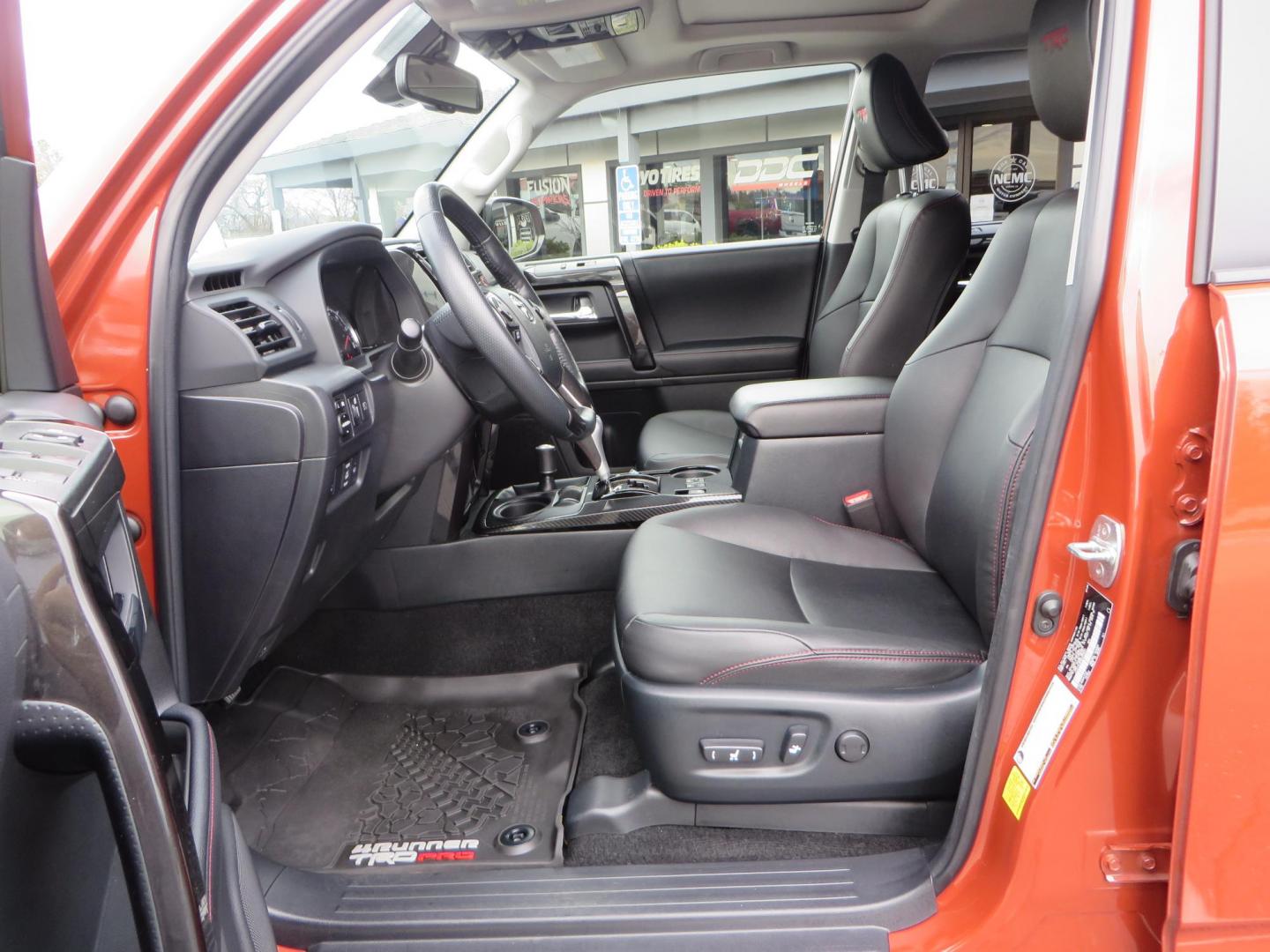 2024 Terracota /Black Toyota 4Runner TRD PRO 4WD (JTELU5JR0R6) with an 4.0L V6 DOHC 24V engine, 5A transmission, located at 2630 Grass Valley Highway, Auburn, CA, 95603, (530) 508-5100, 38.937893, -121.095482 - Features a Westcott level kit, 17'' Black Rhino Kelso wheels, Toyo RT Trail tires, and N-fab Predator running boards. - Photo#21