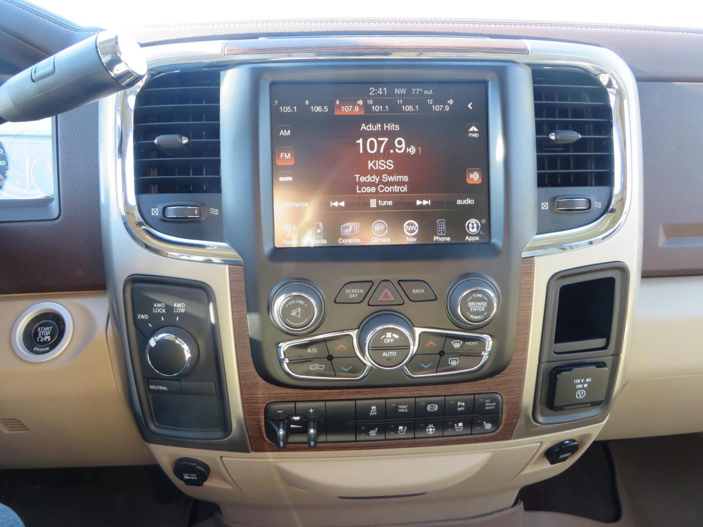 2015 White /Tan RAM 2500 Laramie Crew Cab LWB 4WD (3C6UR5KLXFG) with an 6.7L L6 OHV 24V TURBO DIESEL engine, 6-Speed Automatic transmission, located at 2630 Grass Valley Highway, Auburn, CA, 95603, (530) 508-5100, 38.937893, -121.095482 - Features- Thuren Suspension system, Fox 2.5 Performance Elite shocks, N-Fab runnign boards, Rimrock rear bumper, 20'' Fuel wheels, 35'' Nito Trail Grappler tires, Weathertech floor liners, and a Banks intake. - Photo#28