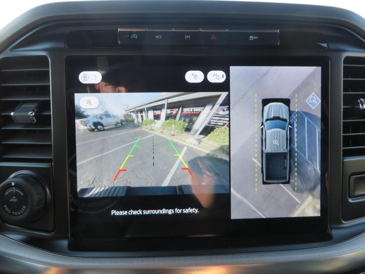 2024 White Ford F-150 Lariat SuperCrew 4WD (1FTFW5L56RF) with an 5.0L V8 OHV 16V engine, 6A transmission, located at 2630 Grass Valley Highway, Auburn, CA, 95603, (530) 508-5100, 38.937893, -121.095482 - New Level kit, 20'' Gear Alloy 764BM wheels, and Toyo Open Country AT3 tires. - Photo#29