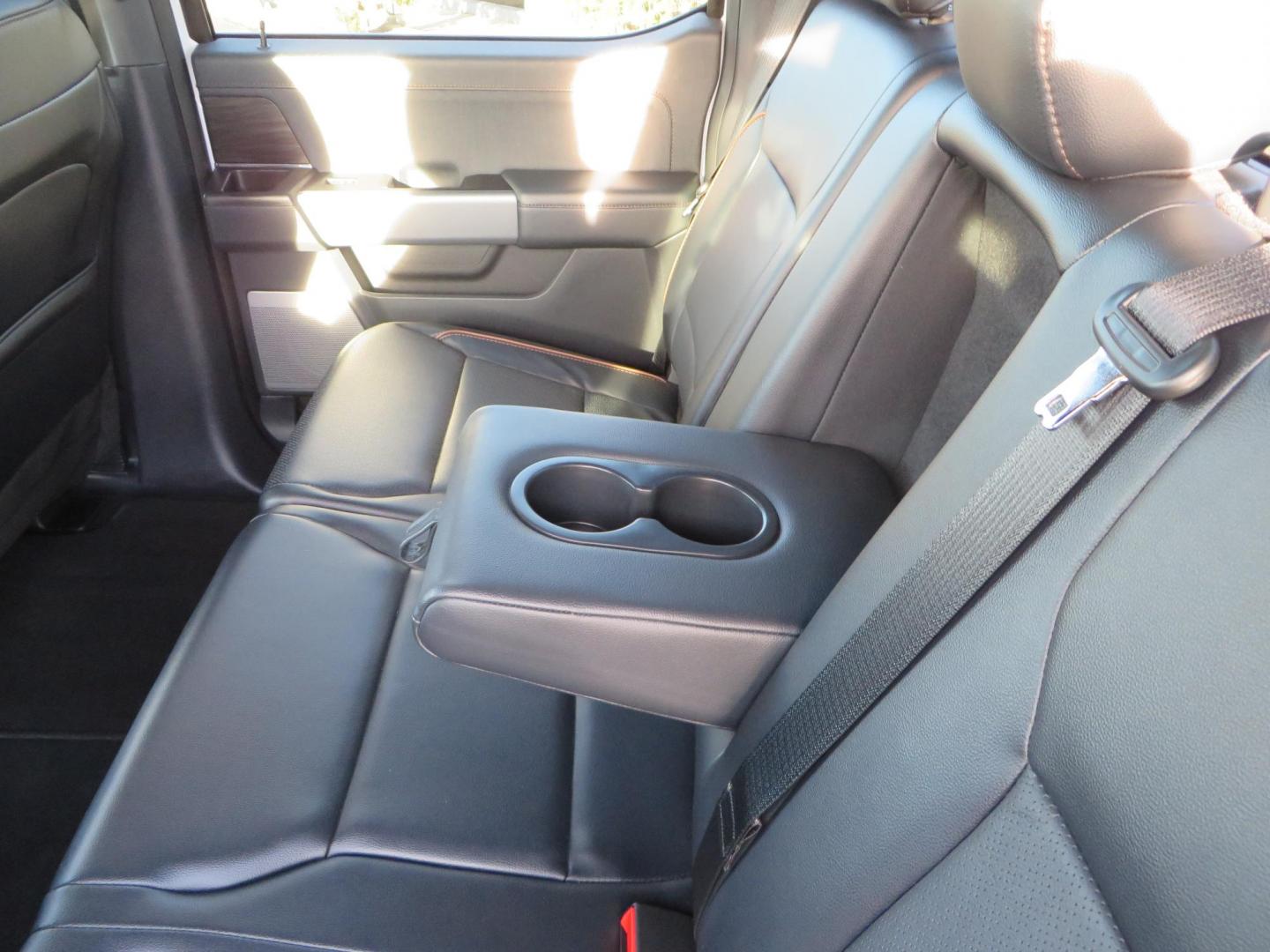 2024 White Ford F-150 Lariat SuperCrew 4WD (1FTFW5L56RF) with an 5.0L V8 OHV 16V engine, 6A transmission, located at 2630 Grass Valley Highway, Auburn, CA, 95603, (530) 508-5100, 38.937893, -121.095482 - New Level kit, 20'' Gear Alloy 764BM wheels, and Toyo Open Country AT3 tires. - Photo#46