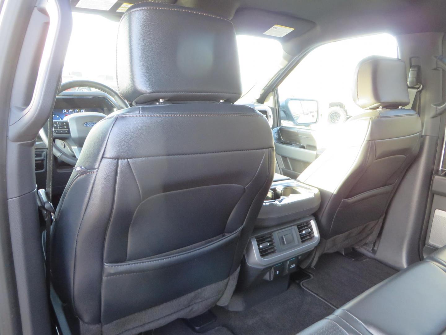 2024 White Ford F-150 Lariat SuperCrew 4WD (1FTFW5L56RF) with an 5.0L V8 OHV 16V engine, 6A transmission, located at 2630 Grass Valley Highway, Auburn, CA, 95603, (530) 508-5100, 38.937893, -121.095482 - New Level kit, 20'' Gear Alloy 764BM wheels, and Toyo Open Country AT3 tires. - Photo#48