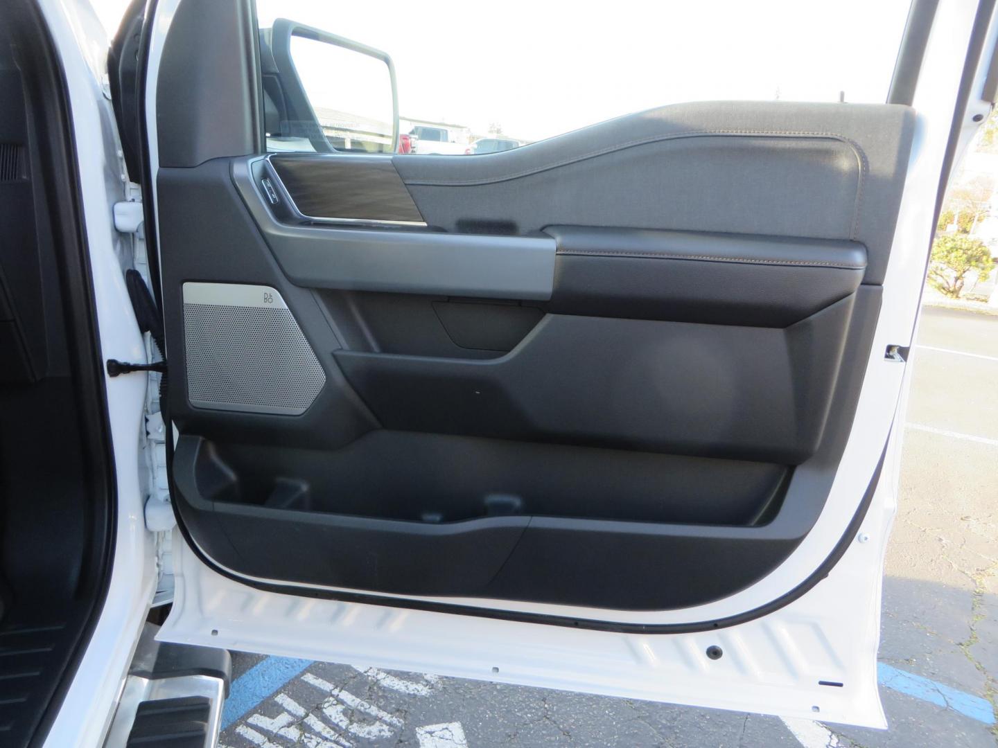 2024 White Ford F-150 Lariat SuperCrew 4WD (1FTFW5L56RF) with an 5.0L V8 OHV 16V engine, 6A transmission, located at 2630 Grass Valley Highway, Auburn, CA, 95603, (530) 508-5100, 38.937893, -121.095482 - New Level kit, 20'' Gear Alloy 764BM wheels, and Toyo Open Country AT3 tires. - Photo#51