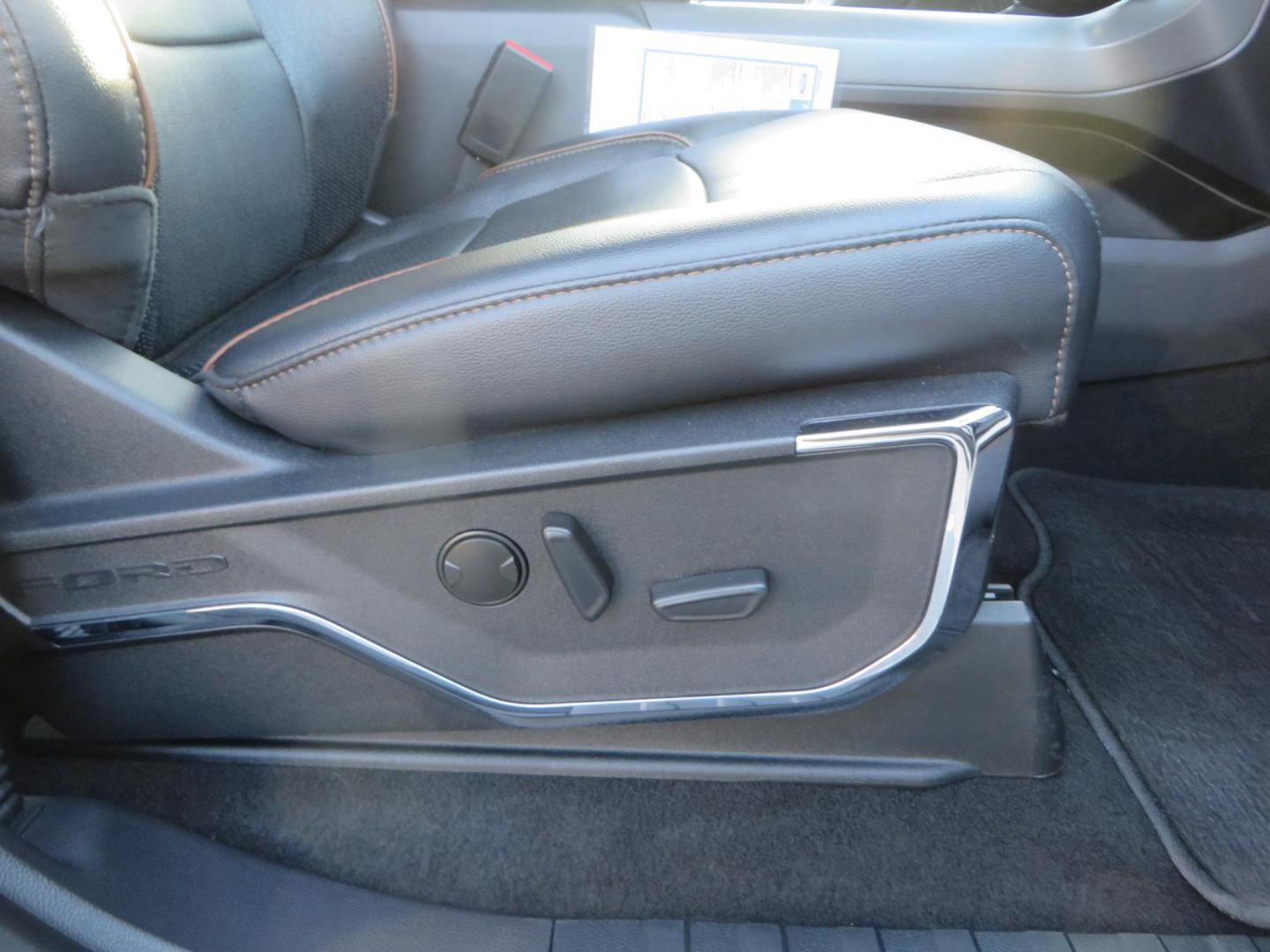 2024 White Ford F-150 Lariat SuperCrew 4WD (1FTFW5L56RF) with an 5.0L V8 OHV 16V engine, 6A transmission, located at 2630 Grass Valley Highway, Auburn, CA, 95603, (530) 508-5100, 38.937893, -121.095482 - New Level kit, 20'' Gear Alloy 764BM wheels, and Toyo Open Country AT3 tires. - Photo#55